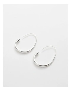 Bianca Fine Hoops Earring in Silver