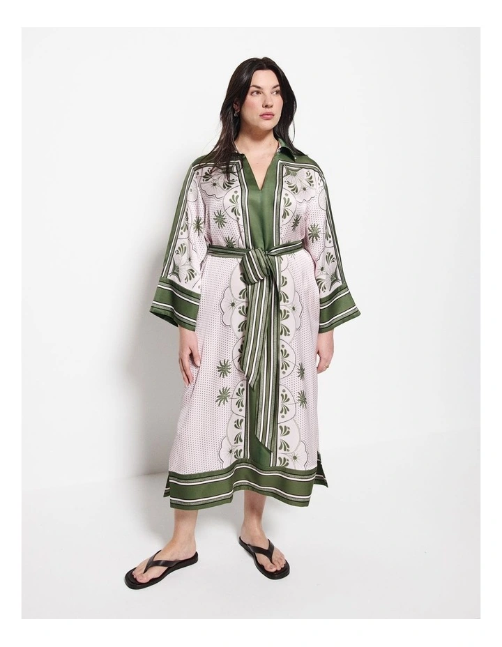 Clara Dress in Palm Print image 1