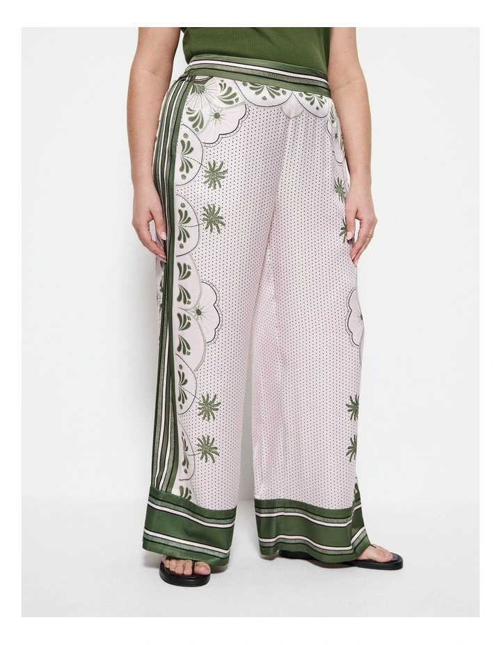 Clara Pant in Palm Print image 2