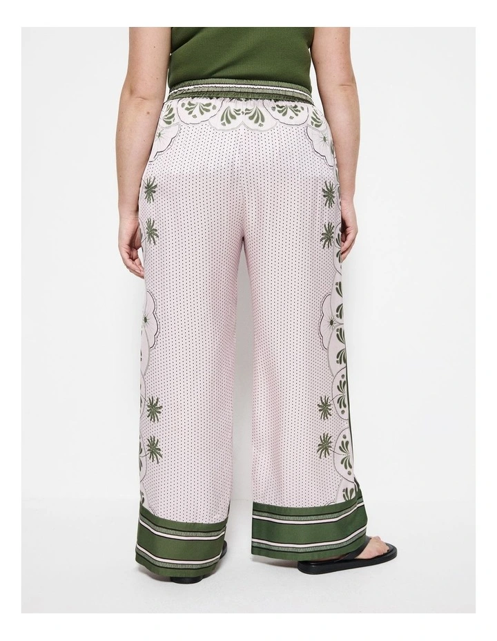 Clara Pant in Palm Print image 4