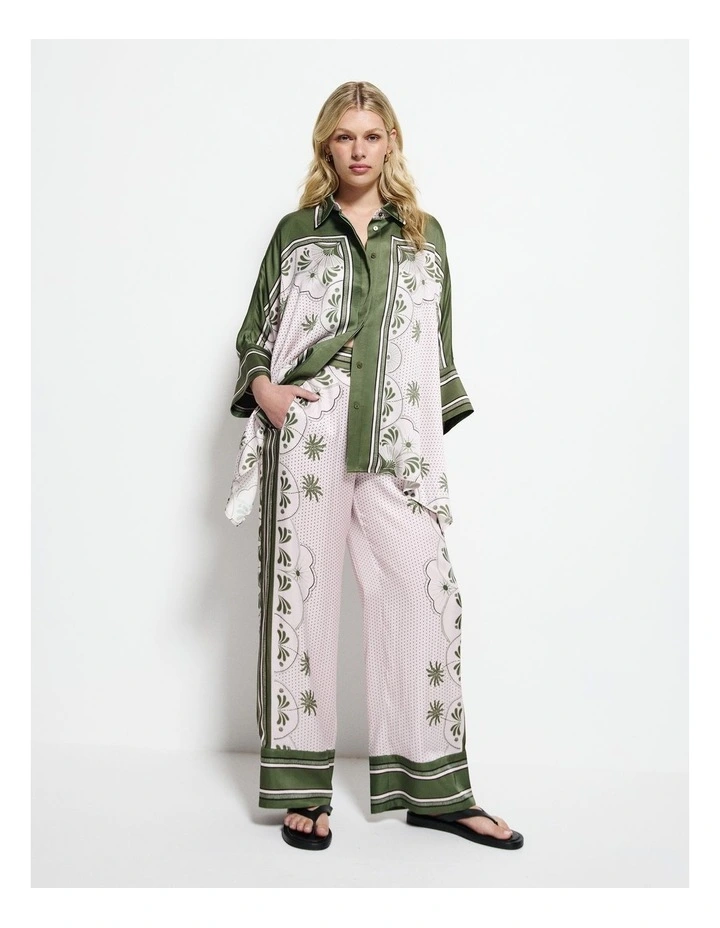 Clara Pant in Palm Print image 5