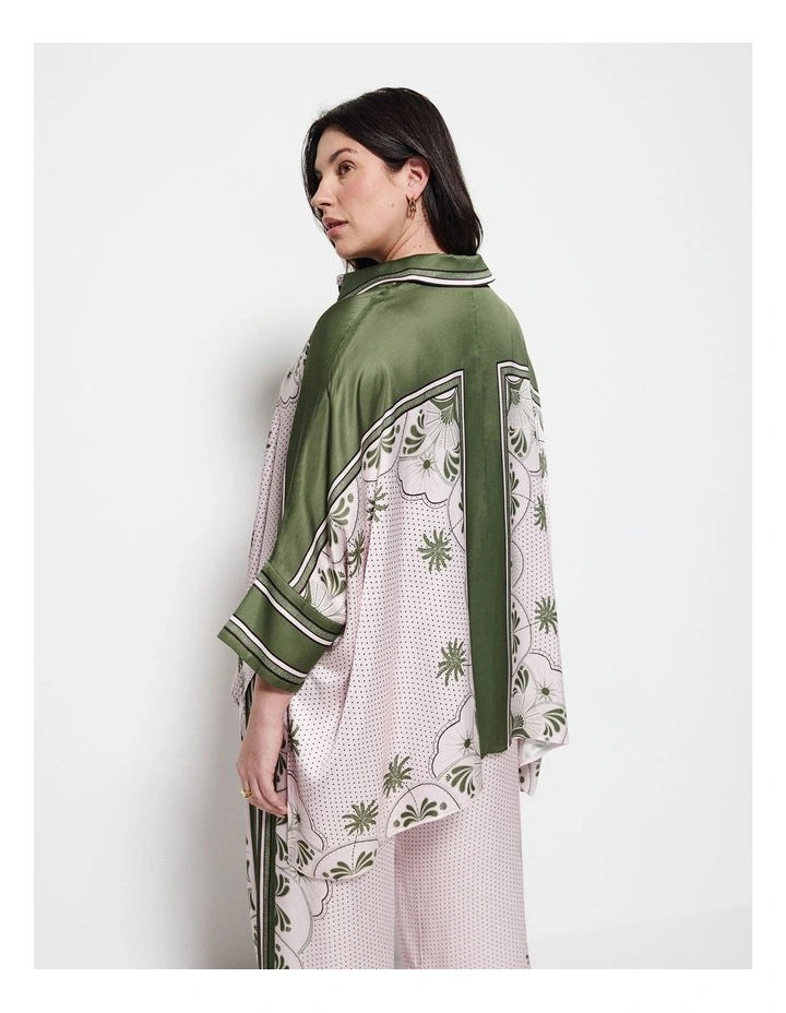 Clara Top in Palm Print image 2