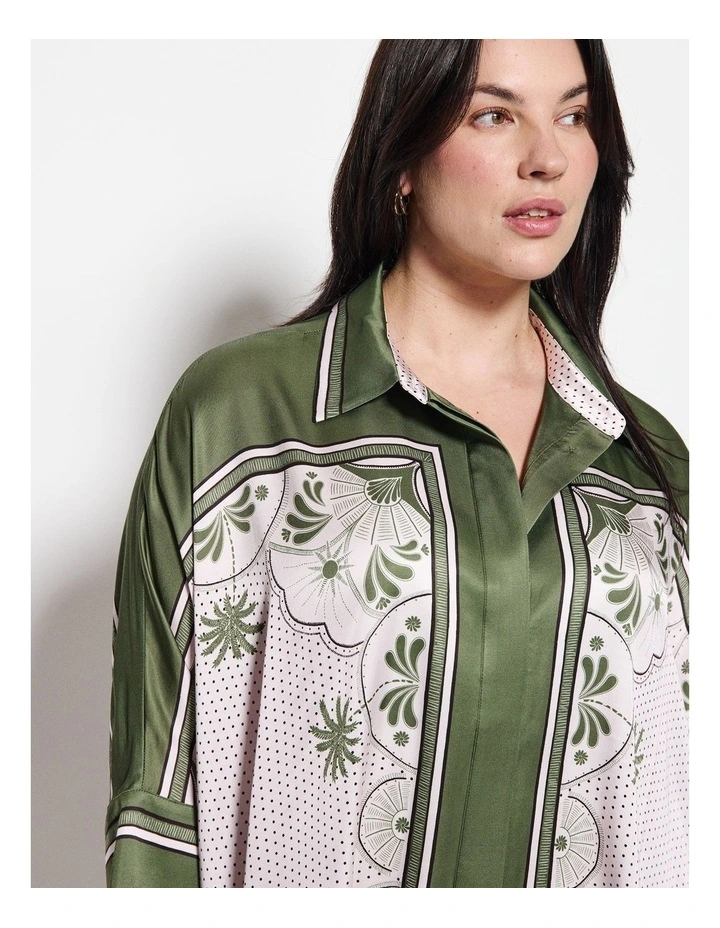 Clara Top in Palm Print image 3