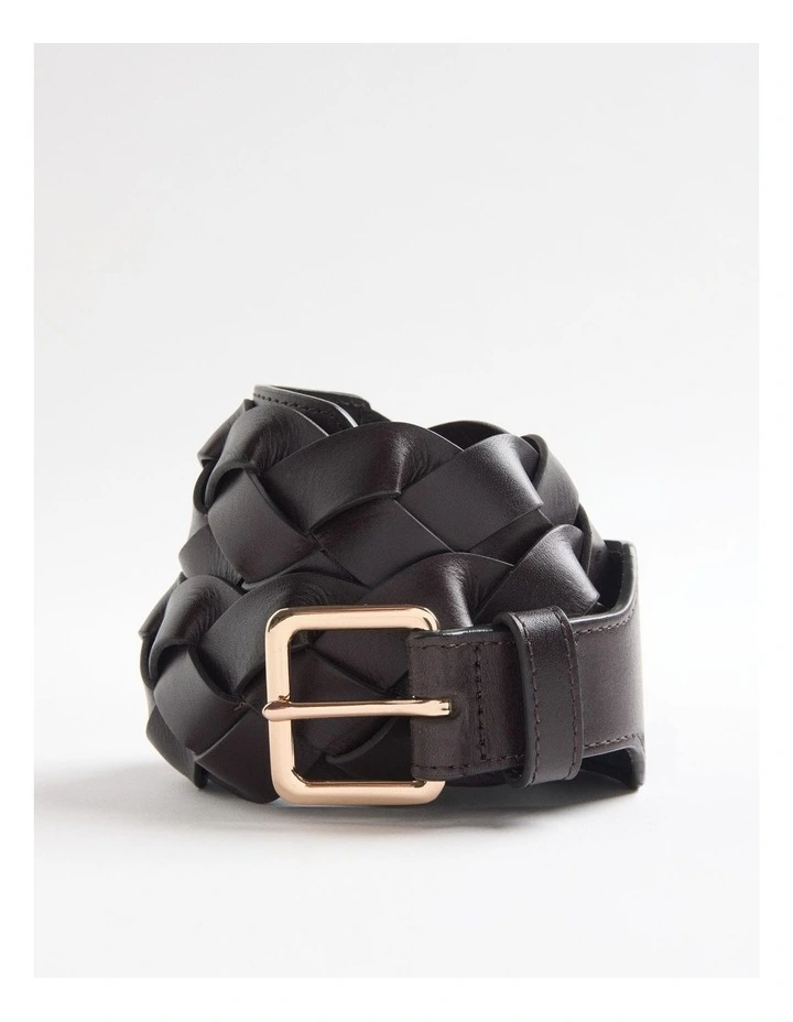 Adele Leather Waist  in Chocolate image 4