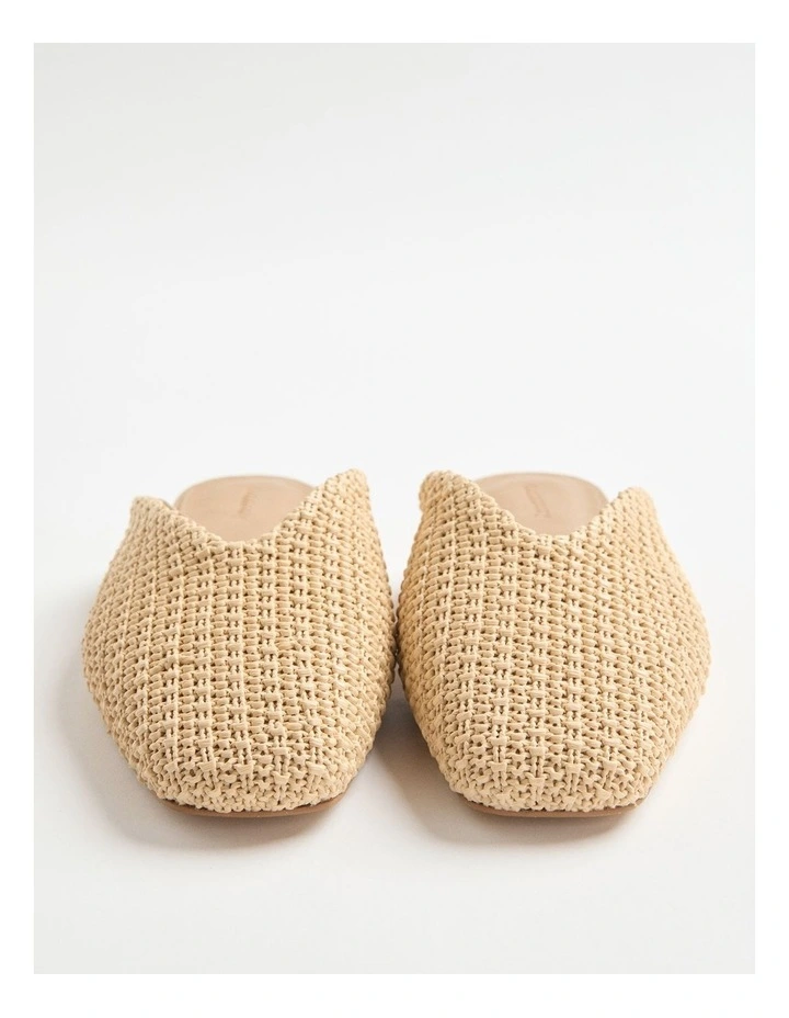 Amara Raffia Slide in Natural image 4