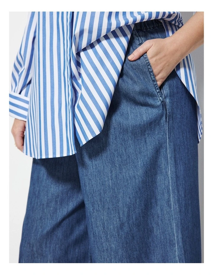 Theresa Pant in Chambray image 3