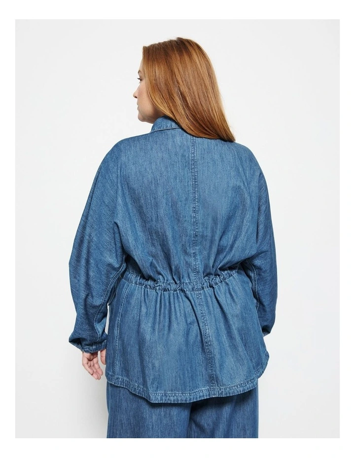Theresa Jacket in Chambray image 2