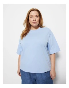 Modern Tee in Powder Blue