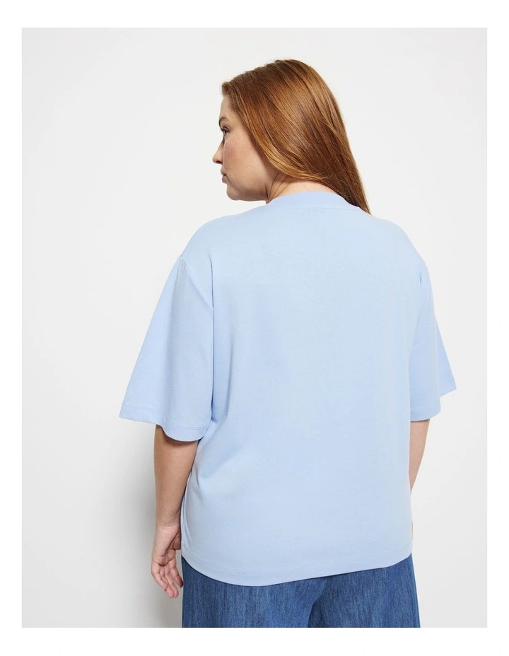 Modern Tee in Powder Blue image 2