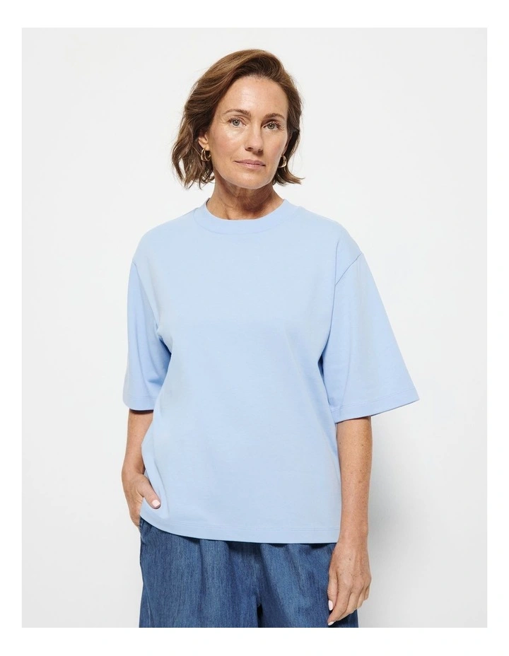 Modern Tee in Powder Blue image 5