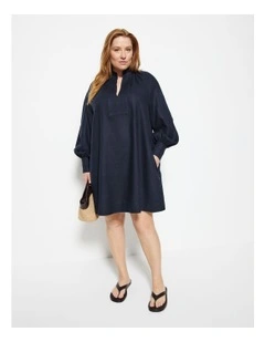 Amelia Dress in Navy