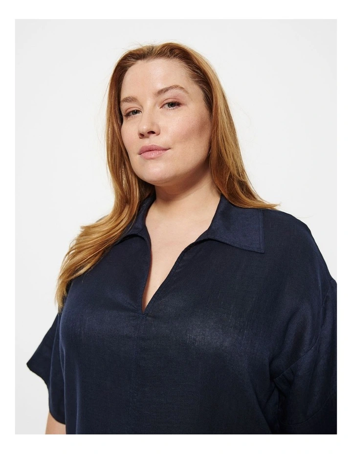 Lucie Top in Navy image 3
