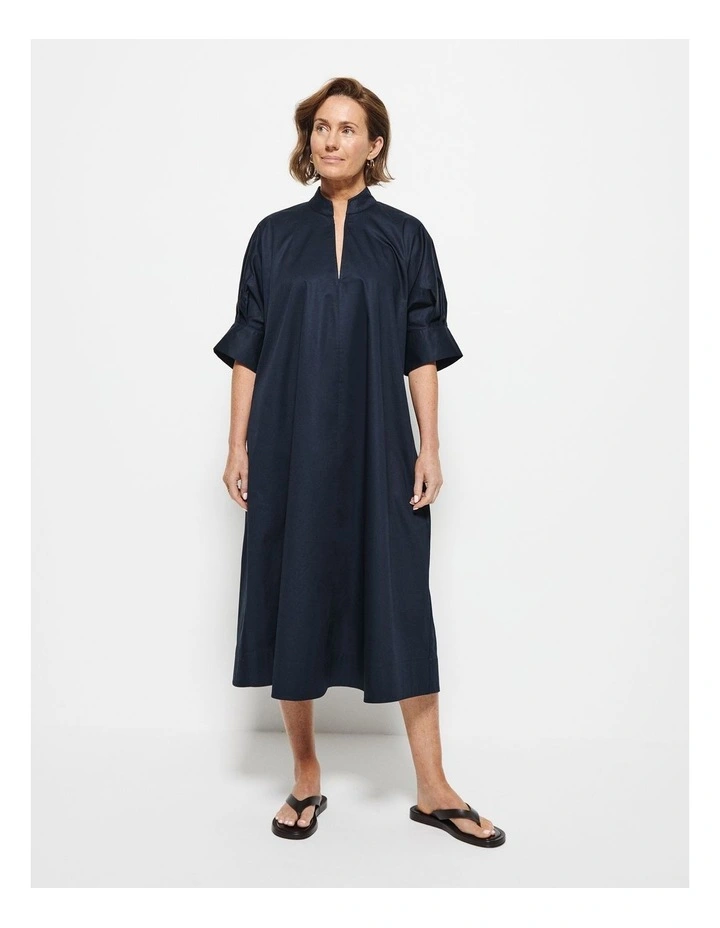 Gina Dress in Navy image 5