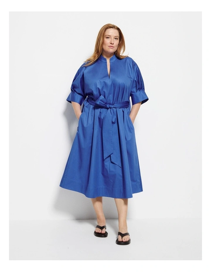 Gina Dress in Riviera Blue image 4