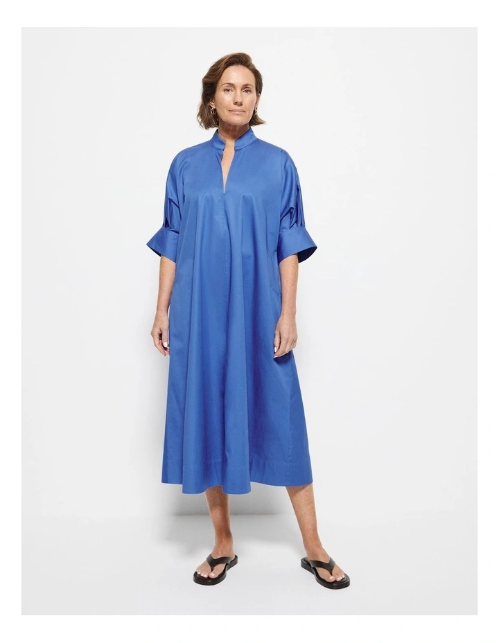 Gina Dress in Riviera Blue image 5