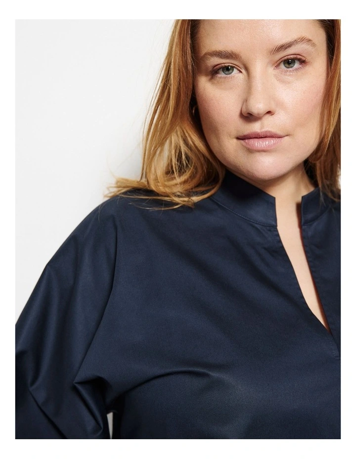 Gina Shirt in Navy image 3