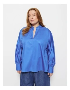 Gina Shirt in Riviera Blue