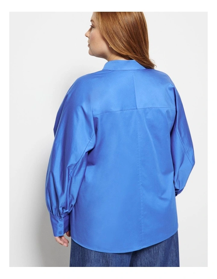 Gina Shirt in Riviera Blue image 2