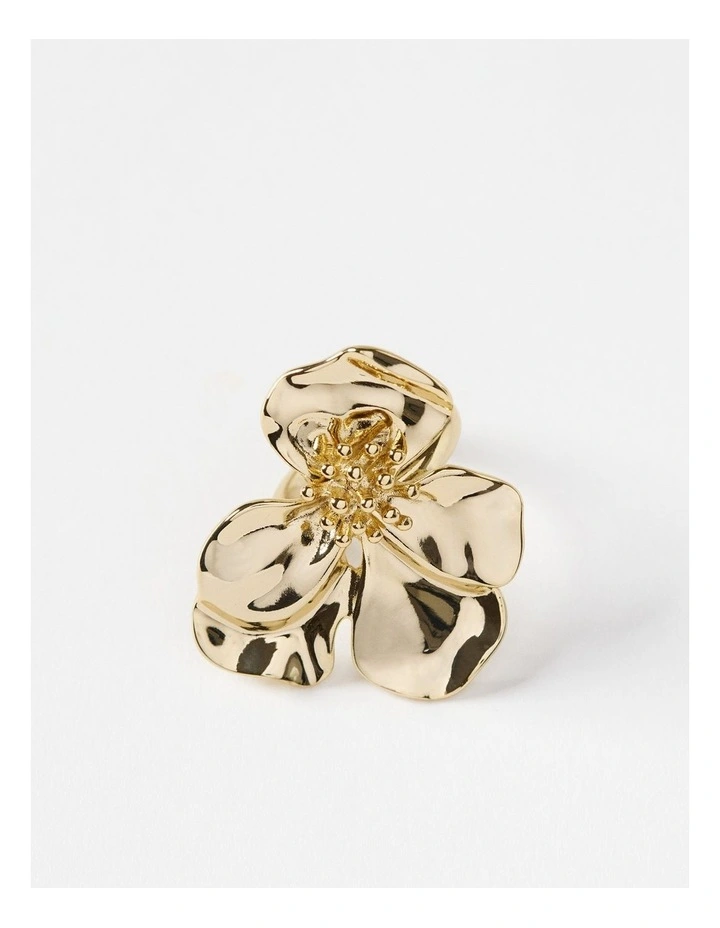 Sienna Floral Ring in Gold image 1