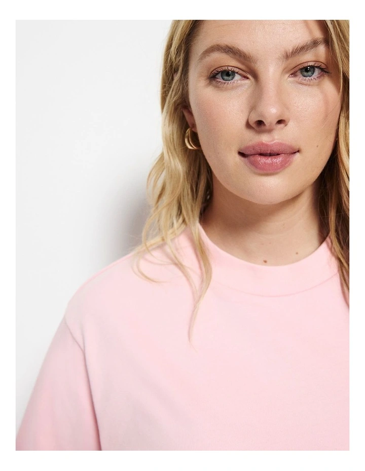 Modern Tee in Soft Pink image 3