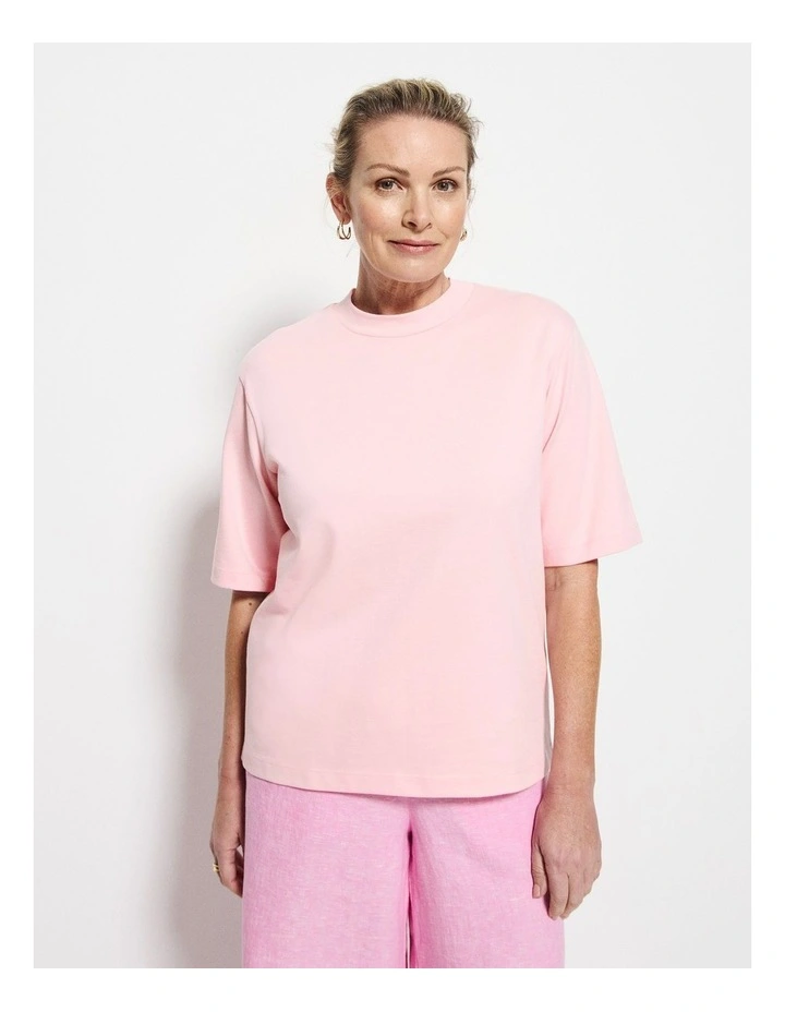 Modern Tee in Soft Pink image 5