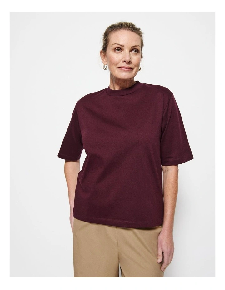 Modern Tee in Plum image 5
