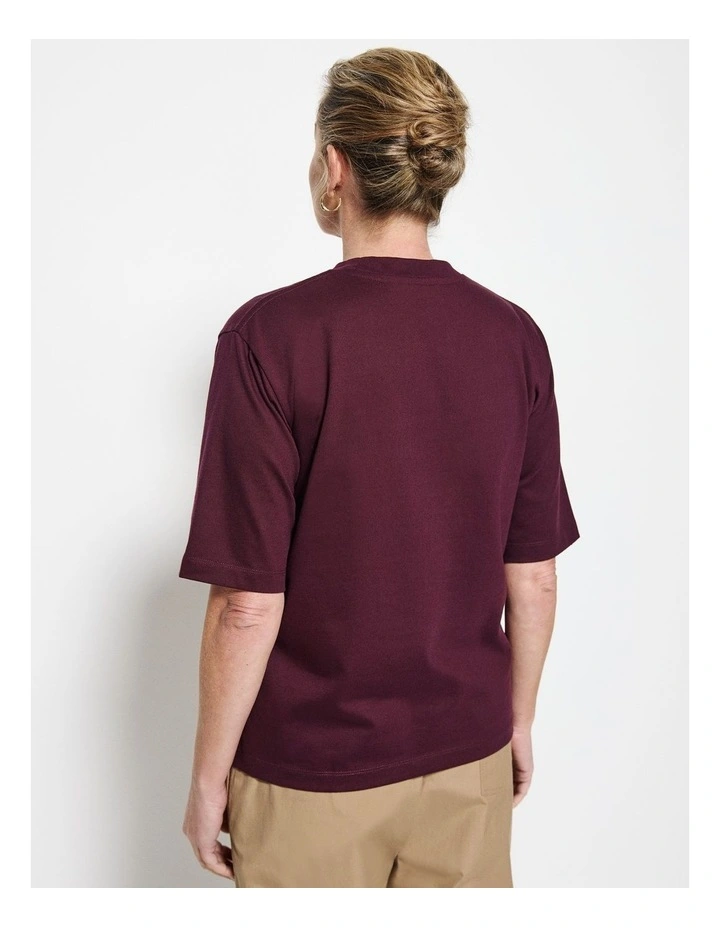 Modern Tee in Plum image 6