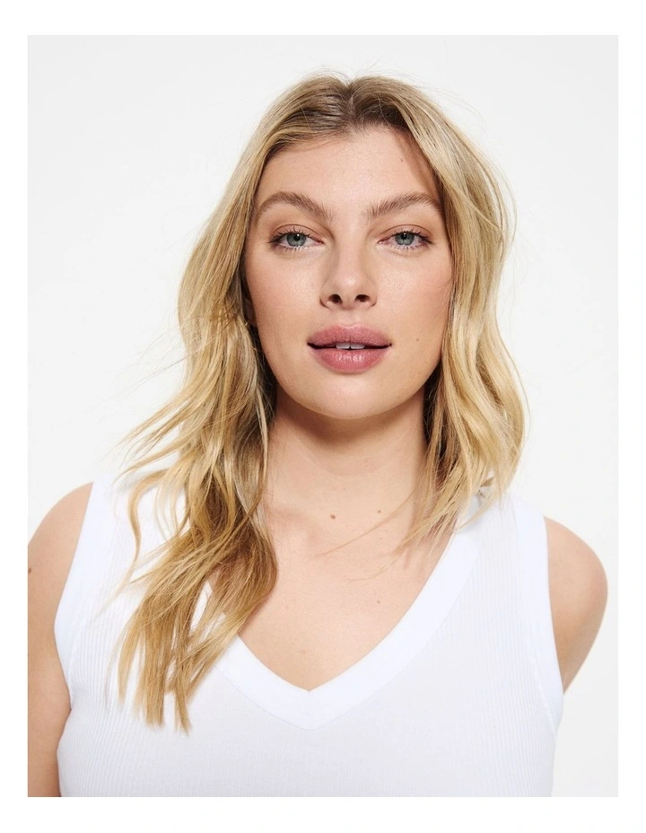 Phoebe Tank in White image 3
