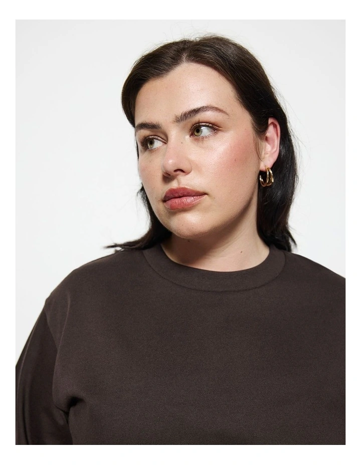 Modern Tee in New Bitter Chocolate image 3