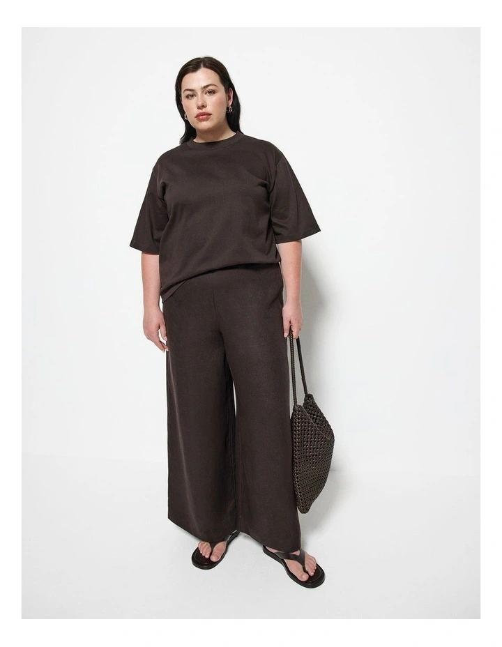 Modern Tee in New Bitter Chocolate image 4