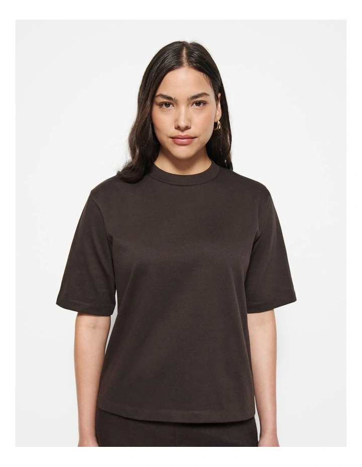Modern Tee in New Bitter Chocolate image 5