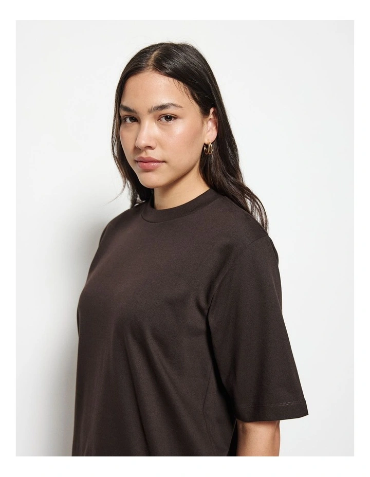 Modern Tee in New Bitter Chocolate image 6