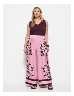 Natalia Pant in Pink Floral