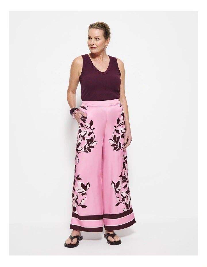 Natalia Pant in Pink Floral image 5