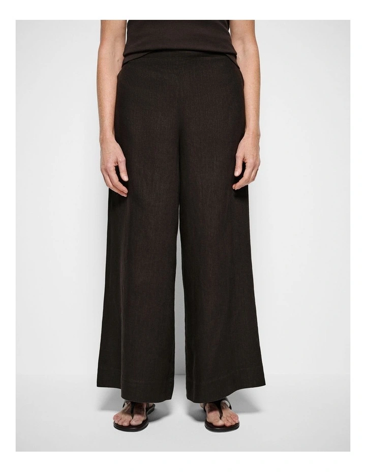 Linen Pant in Bitter Chocolate image 6