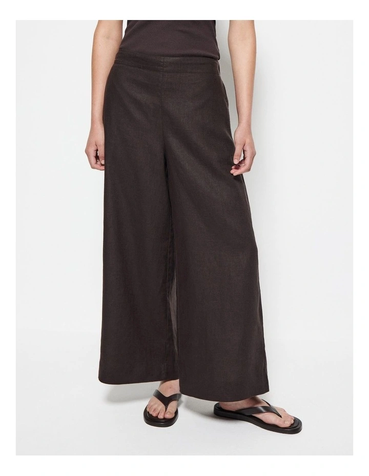 Linen Pant in Bitter Chocolate image 6