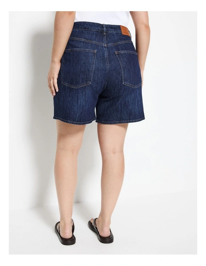 Denim Short in Raw Denim image 4