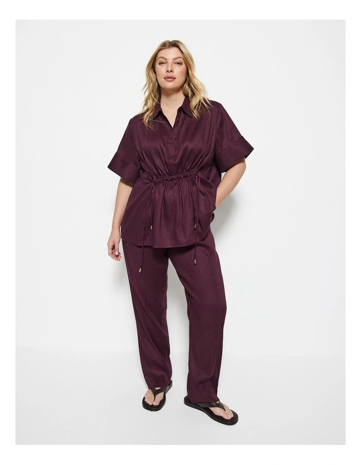 Stephanie Shirt in Plum image 4