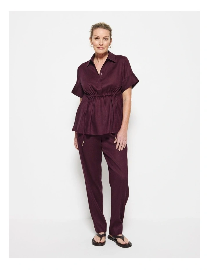 Stephanie Shirt in Plum image 5
