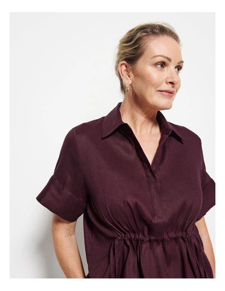 Stephanie Shirt in Plum image 7