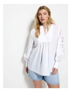 Brienna Shirt in White