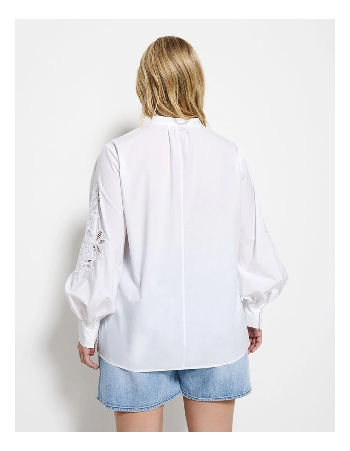 Brienna Shirt in White image 2