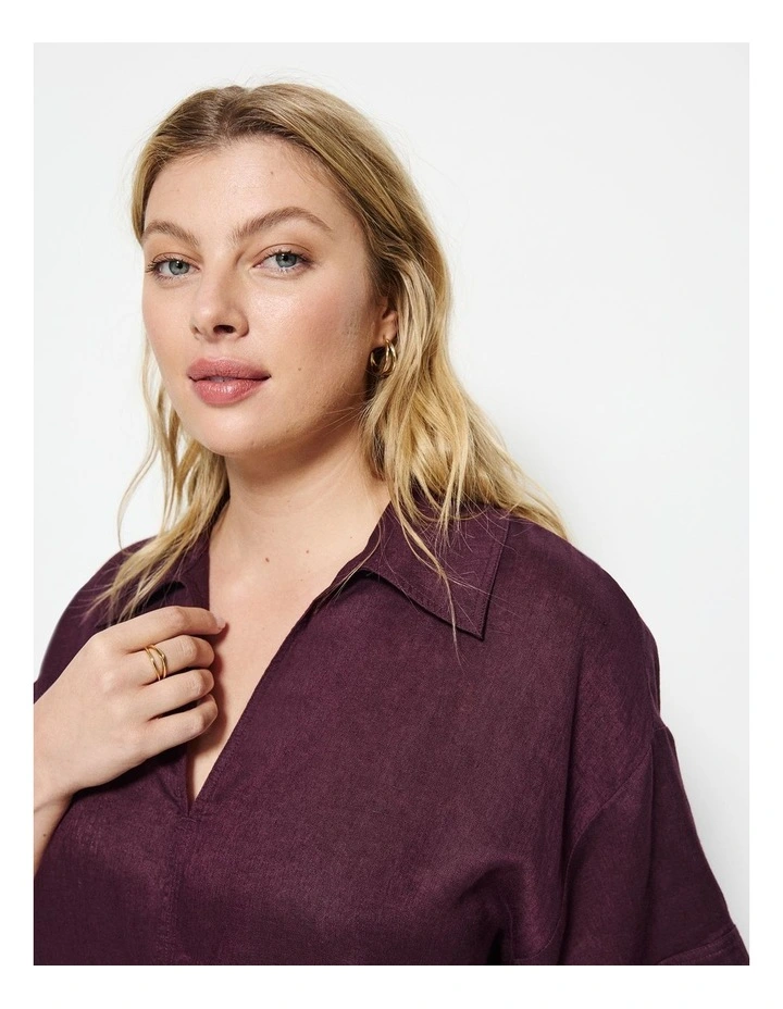 Lucie Top in Plum image 3