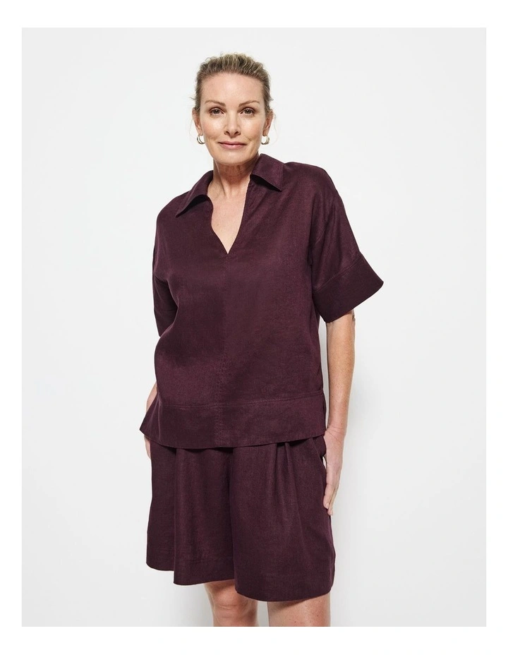 Lucie Top in Plum image 6