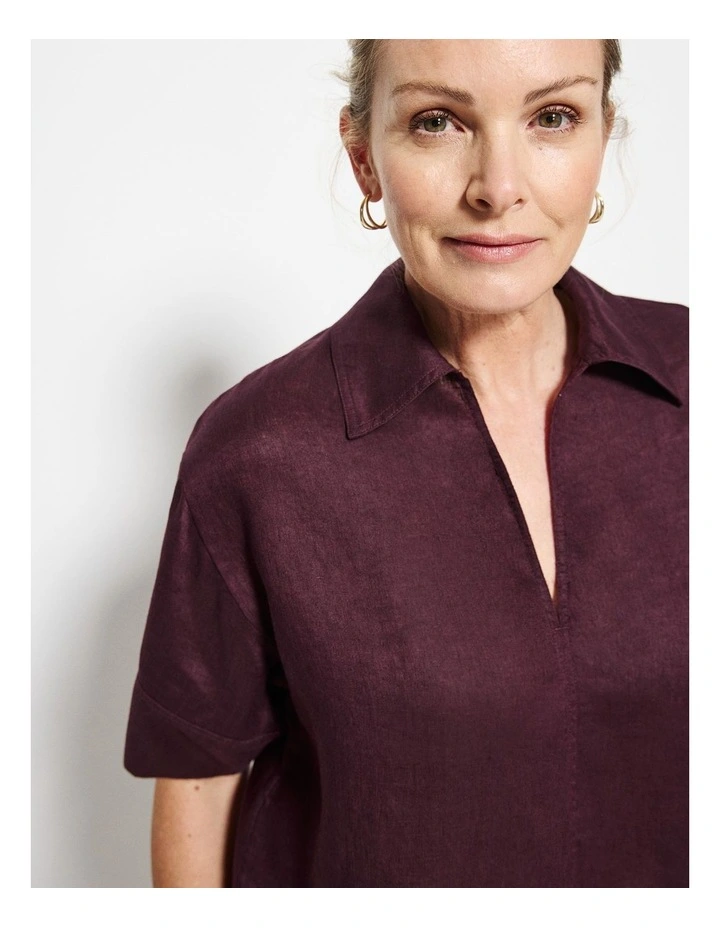 Lucie Top in Plum image 7