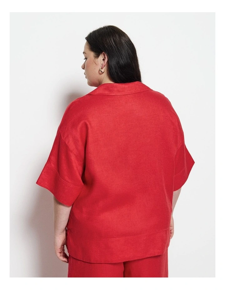 Lucie Top in Cherry image 2