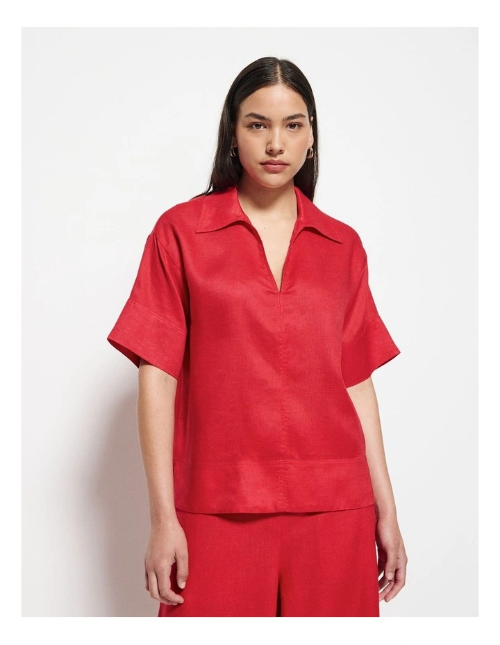 Lucie Top in Cherry image 5