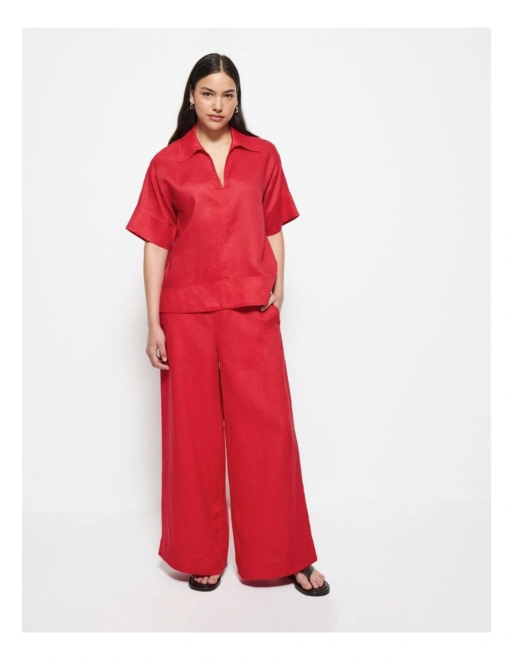 Lucie Top in Cherry image 7