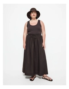 Tara Skirt in Bitter Chocolate