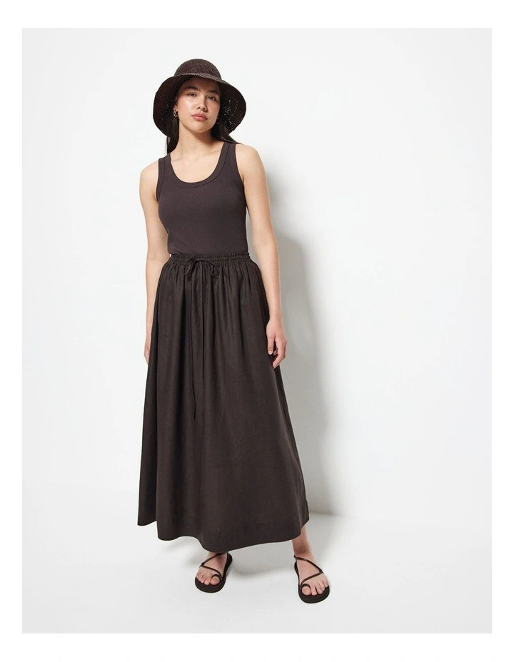 Tara Skirt in Bitter Chocolate image 5